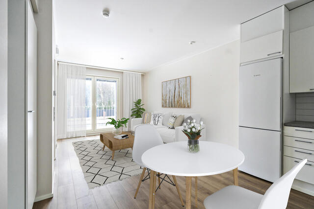 Rental Järvenpää Lepola 2 rooms Olohuone, keittiö