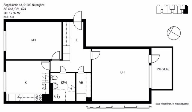 Rental Nurmijärvi Kirkonkylä 2 rooms