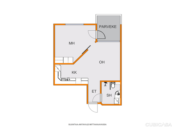 Rental Jyväskylä Lutakko 2 rooms