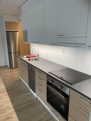 Rental Kuopio Puijonlaakso 2 rooms Keittiössä on laadukkaat Electroluxin kodinkoneet