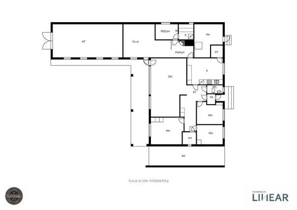 Rentals: Vihti Ollila, 4h,k,s,takkahuone,autotalli, 4 rooms, single-family  house, 1,450, €/m, 1398169 - For rent 