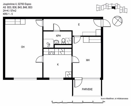 Rental Espoo Suvela 2 rooms