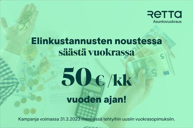 Vuokra-asunto Helsinki Aurinkolahti 3 huonetta