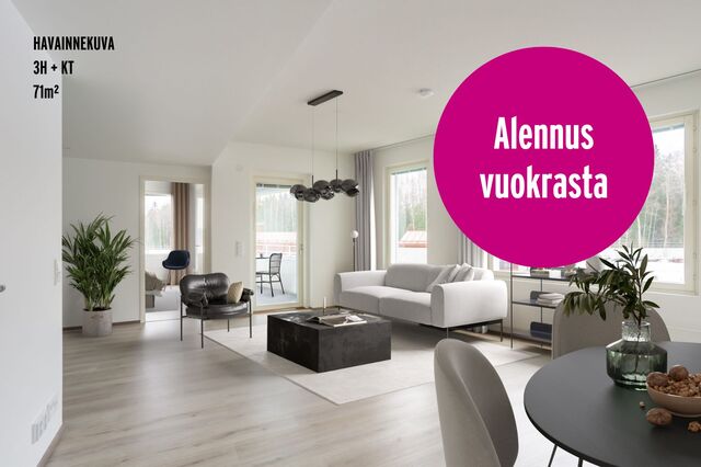Vuokra-asunto Vantaa Kivistö Yksiö Kampanja