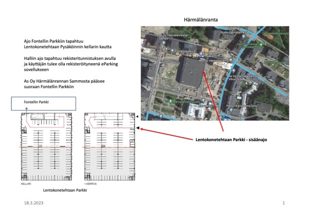 Garage space: Tampere Härmälänranta, 1408100 - For rent 