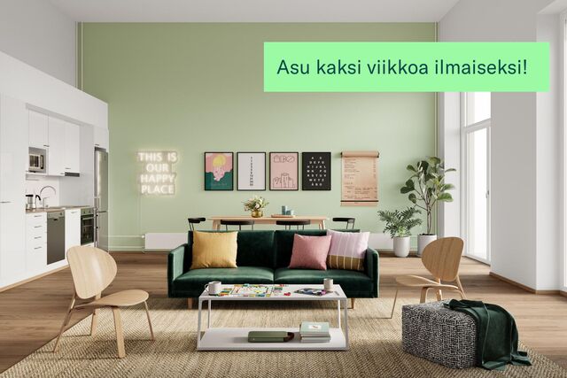 Vuokra-asunto Turku Herttuankulma Yksiö