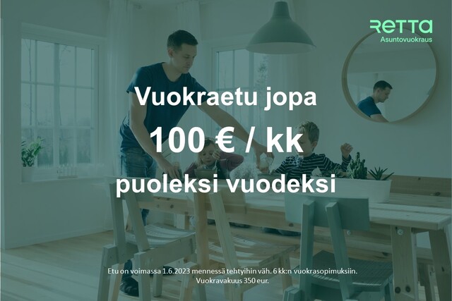 Vuokra-asunto Järvenpää Pajala Kaksio -