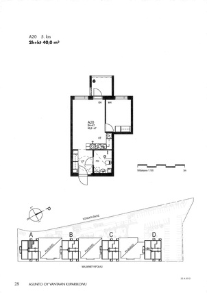 Rental Vantaa Koivukylä 2 rooms -