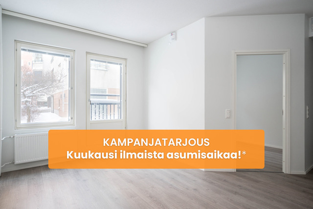 Vuokrataan kerrostalo Kaksio - Kuopio Keskusta Suokatu 30 D