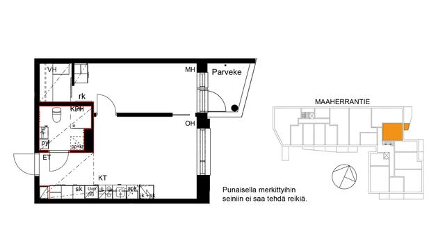 Vuokra-asunto Helsinki Oulunkylä Kaksio