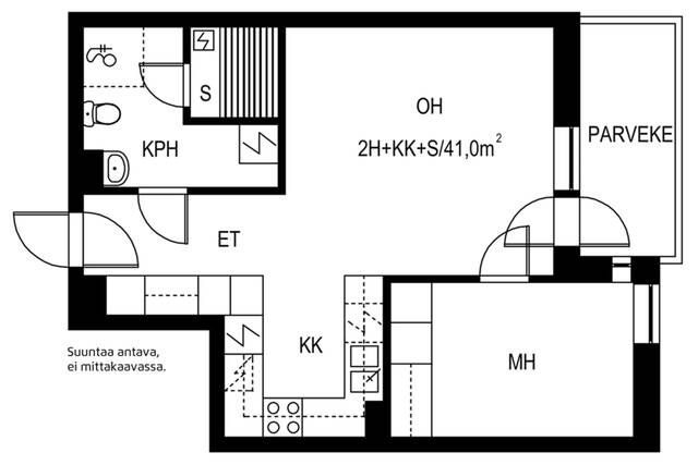 Rental Helsinki Herttoniemi 2 rooms