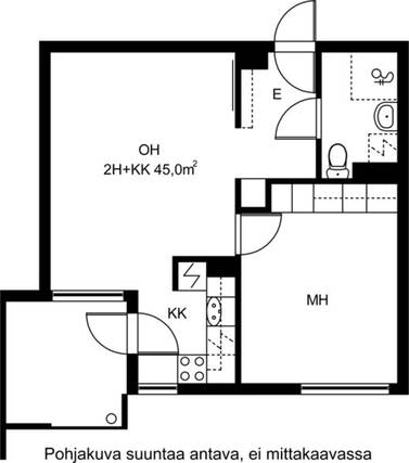 Rental Helsinki Kumpula 2 rooms
