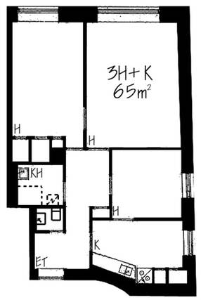 Rental Helsinki Ullanlinna 3 rooms