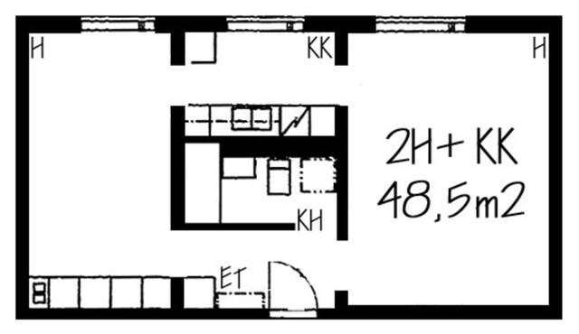 Rental Helsinki Itä-Pasila 2 rooms