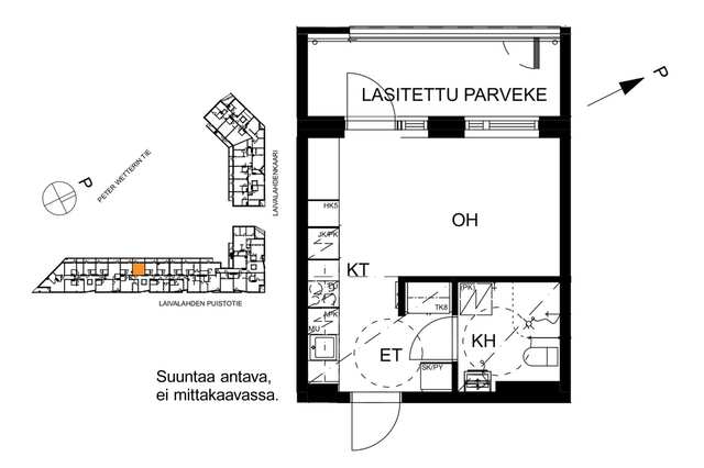 Vuokra-asunto Helsinki Herttoniemi Yksiö