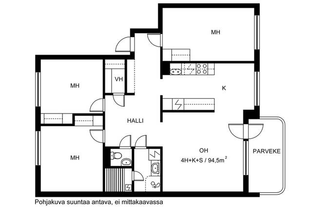 Rental Espoo Kilo 4 rooms