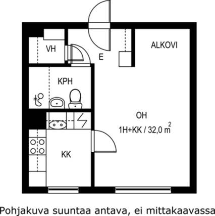 Vuokra-asunto Tampere Härmälä Yksiö