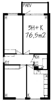 Rental Vantaa Martinlaakso 3 rooms
