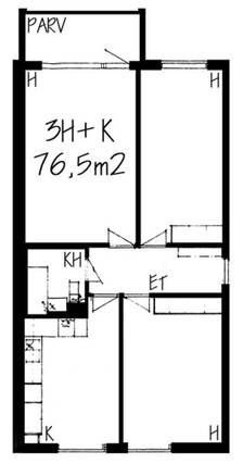 Rental Vantaa Martinlaakso 3 rooms