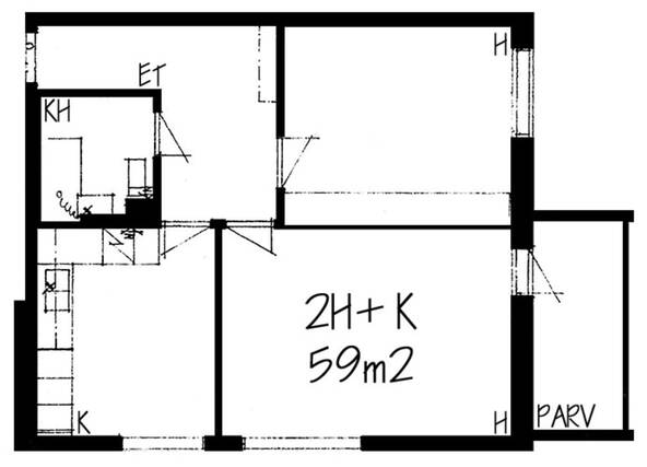 Rental Vantaa Martinlaakso 2 rooms