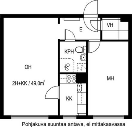 Vuokra-asunto Tampere Turtola Kaksio