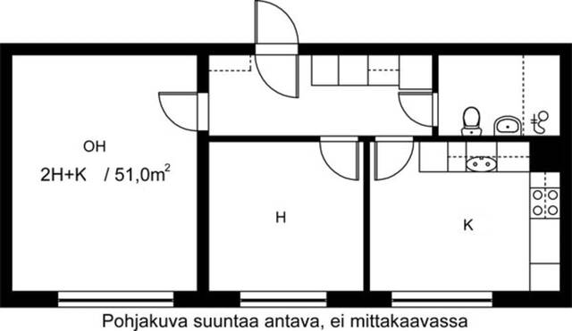 Vuokra-asunto Tampere Lentävänniemi Kaksio