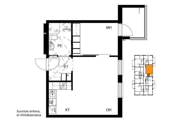 Vuokra-asunto Tampere Härmälänranta Kaksio