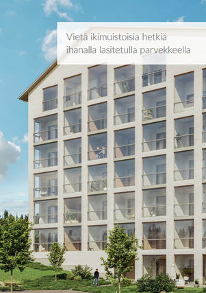 Vuokra-asunto Espoo Kilo Yksiö Rakennusliikkeen julkisivut