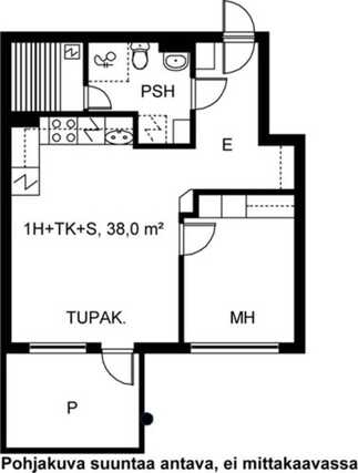 Rental Turku Kaerla 1 room