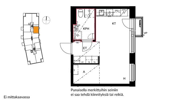 Vuokra-asunto Espoo Niittykumpu Yksiö