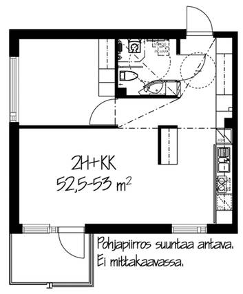 Vuokra-asunto Helsinki Pitäjänmäki Kaksio