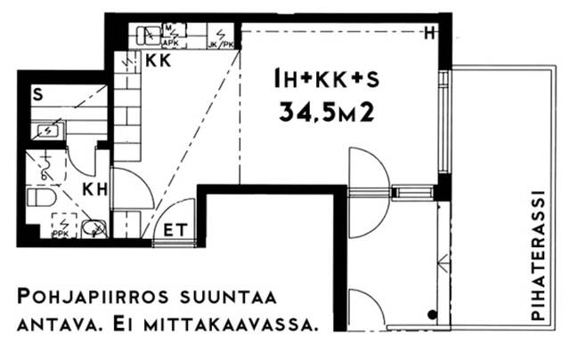 Vuokra-asunto Espoo Leppävaara Yksiö