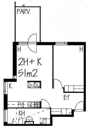 Rental Helsinki Puotila 2 rooms