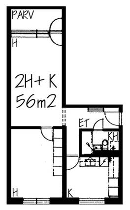 Rental Helsinki Kontula 2 rooms