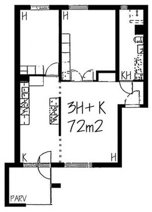 Rental Helsinki Vuosaari 3 rooms