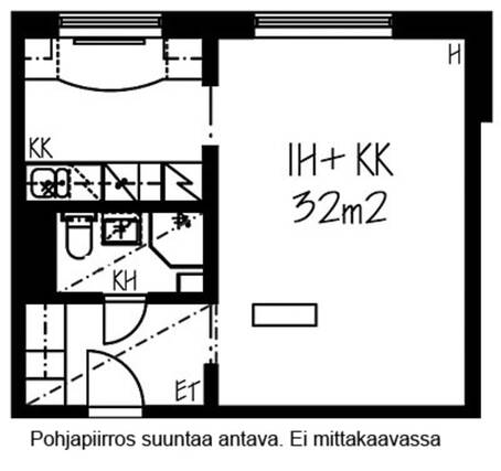 Vuokra-asunto Helsinki Puotila Yksiö