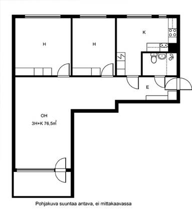 Rental Vantaa Hakunila 3 rooms