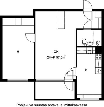 Rental Vantaa Hakunila 2 rooms