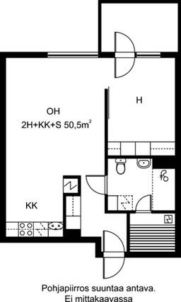 Vuokra-asunto Helsinki Ruoholahti Kaksio