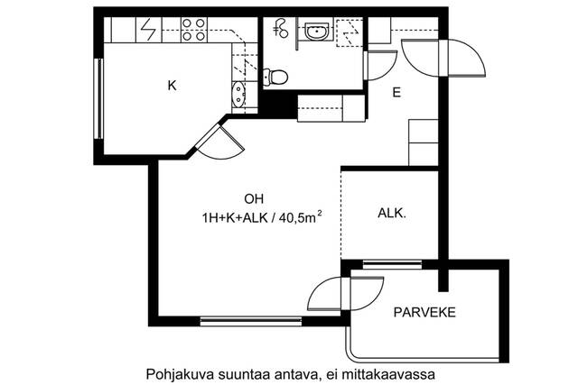 Vuokra-asunto Espoo Kilo Yksiö