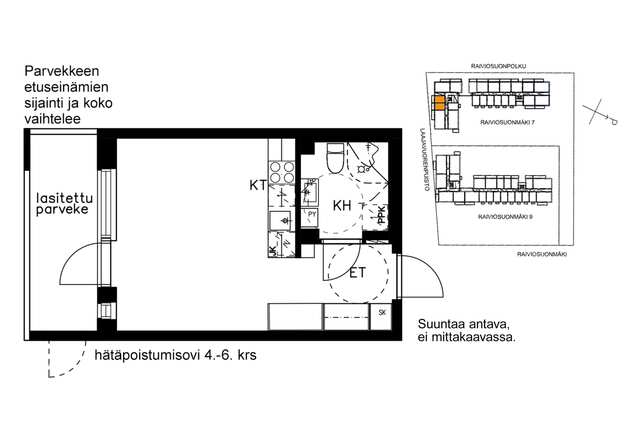 Rental Vantaa Martinlaakso 1 room