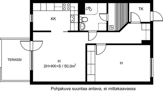 Rental Espoo Niittykumpu 2 rooms