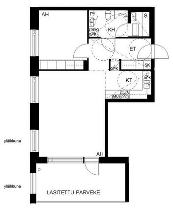 Rental Vantaa  2 rooms