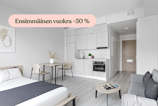Vuokra-asunto Turku Linnanfältti Yksiö