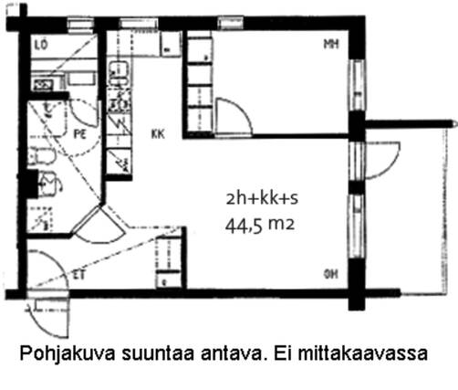 Vuokra-asunto Kaarina Piispanristi Kaksio