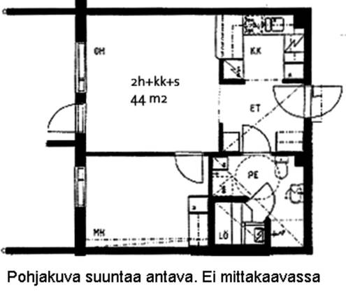 Vuokra-asunto Kaarina Piispanristi Kaksio