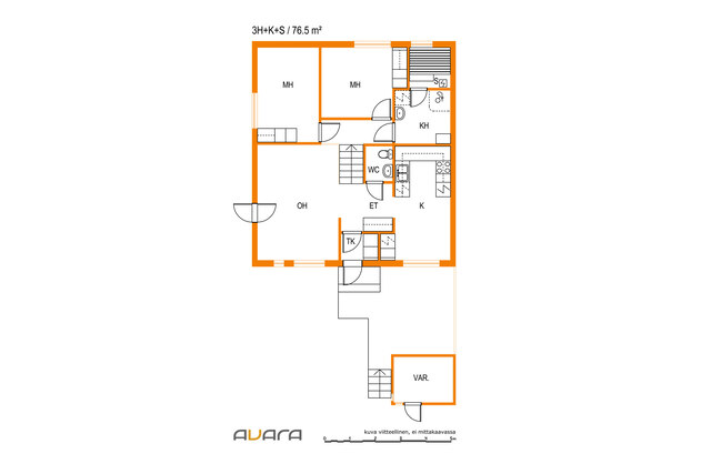 Rental Espoo Karakallio 3 rooms