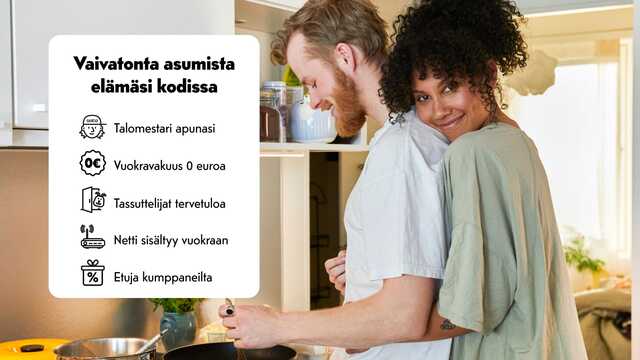 Vuokra-asunto Espoo Tapiola 3 huonetta