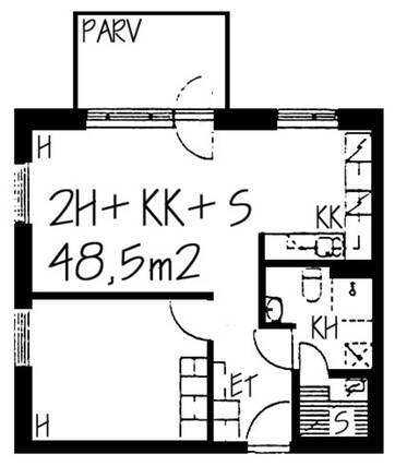 Rental Vantaa Myyrmäki 2 rooms