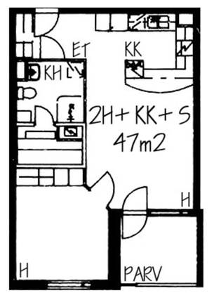 Rental Vantaa Myyrmäki 2 rooms